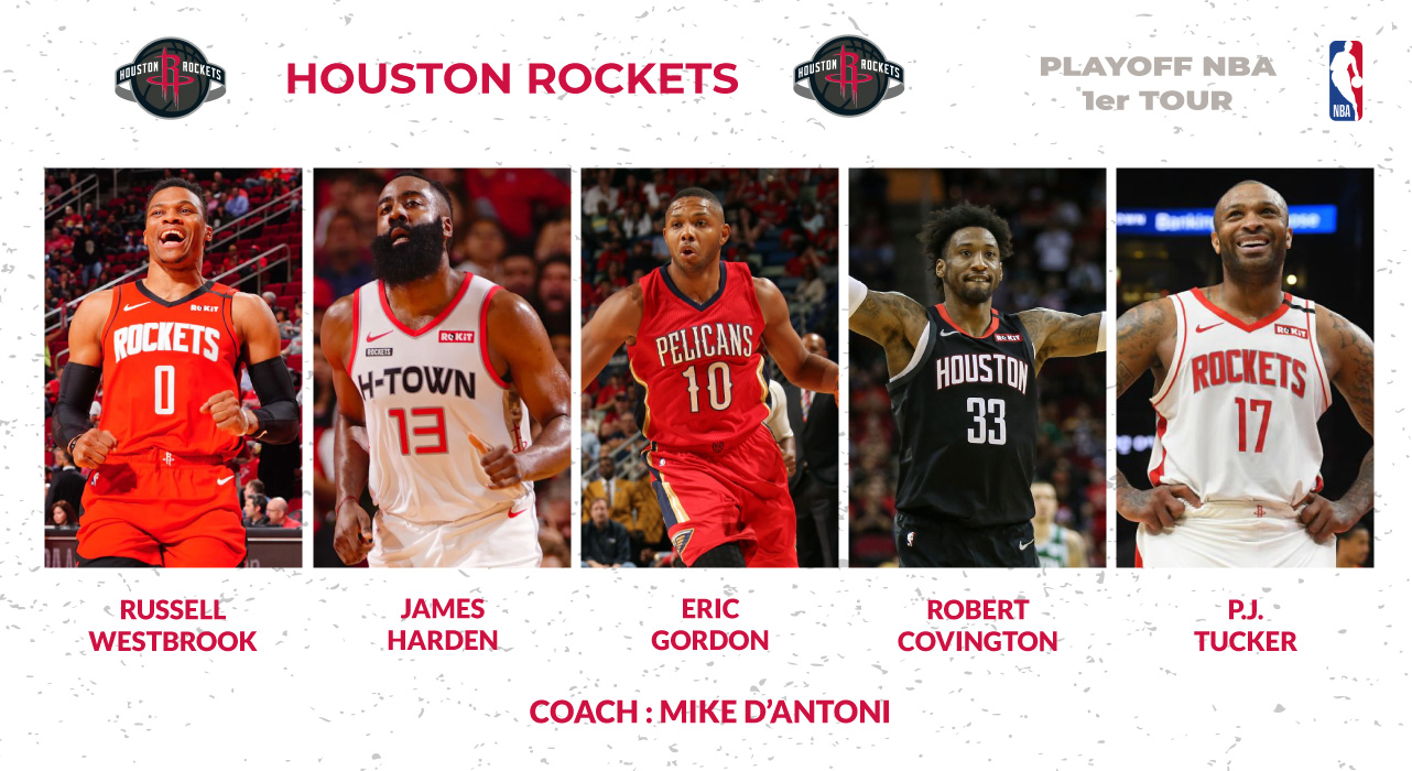 5 Majeur Houston Rockets Playoff NBA 2019-2020