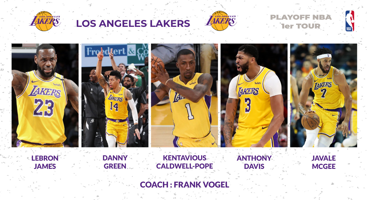 5 majeur Los Angeles Lakers