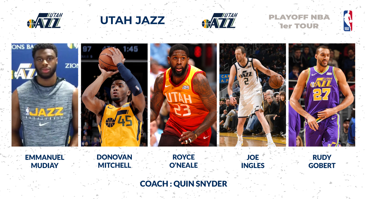 5 Majeur Utah Jazz Playoff NBA 2019-2020