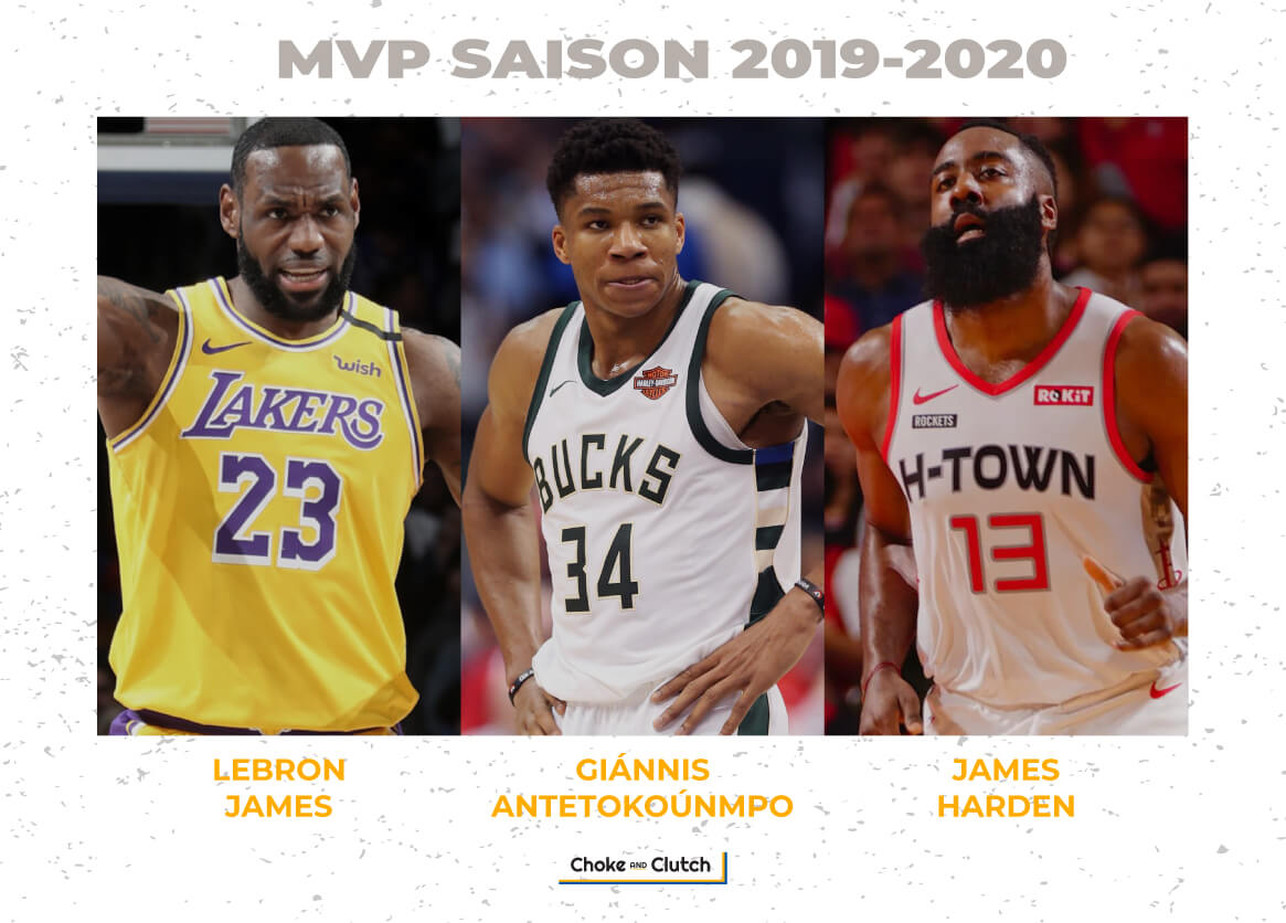 Nomination au titre de MVP sur la saison 2019-2020 en NBA