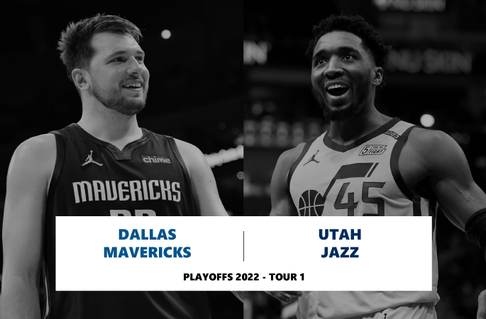 Preview Playoffs 2022 en NBA avec un tour 1 qui oppose les Mavericks de Dallas contre les Utah Jazz