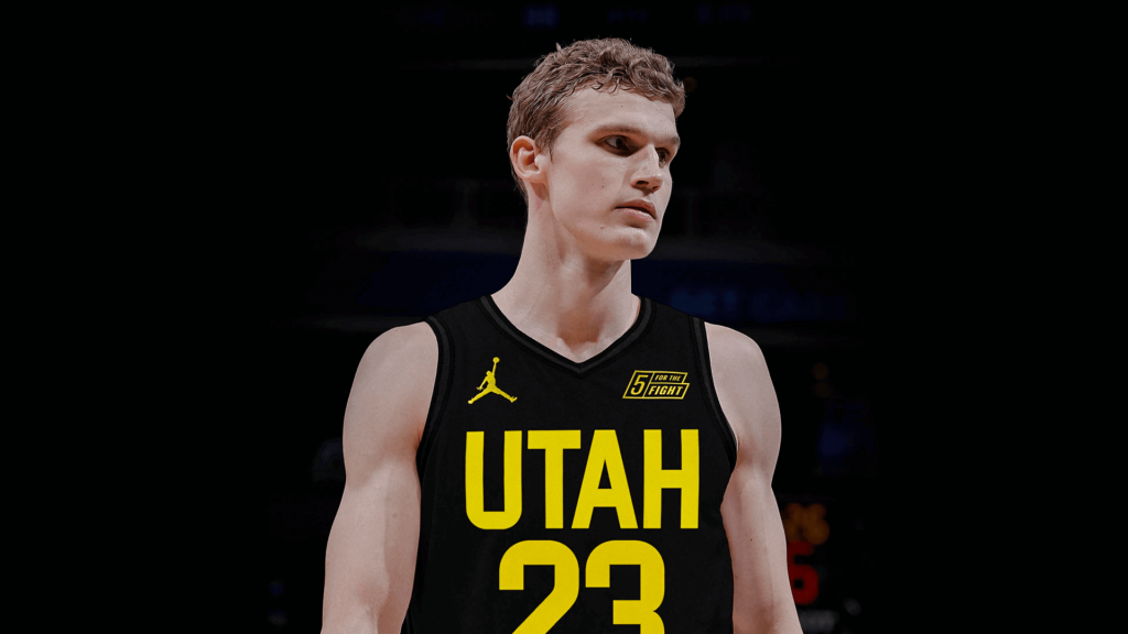 Lauri Markkanen avec le maillot du Utah Jazz 2022/2023