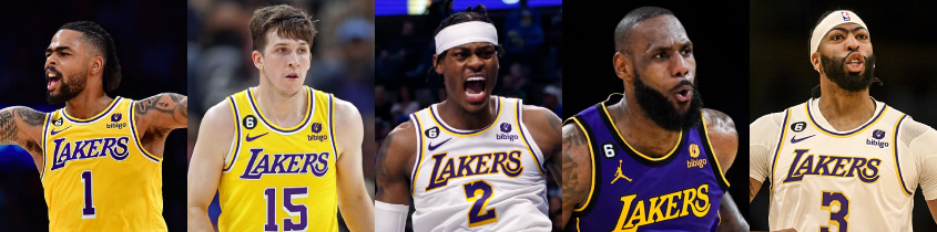 5 majeur des Los Angeles Lakers