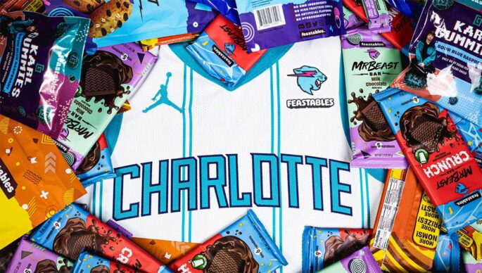 MrBeast sponsorise les Charlotte Hornets