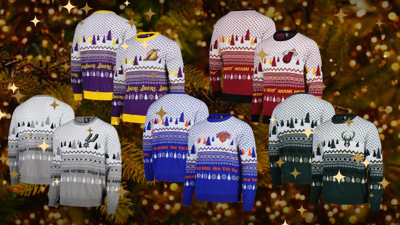 Pull de Noël NBA 2025