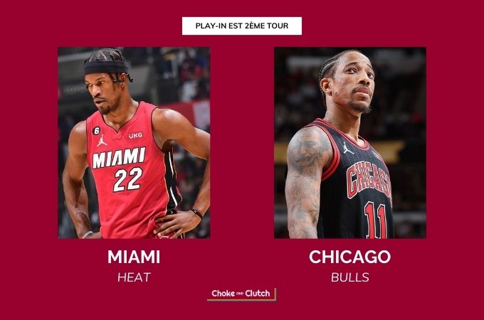 Affiche Playin Miami Heat - Chicago Bulls