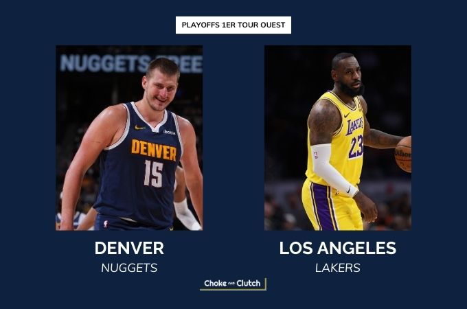 Affiche des Playoffs Denver Nuggets - Los Angeles Lakers