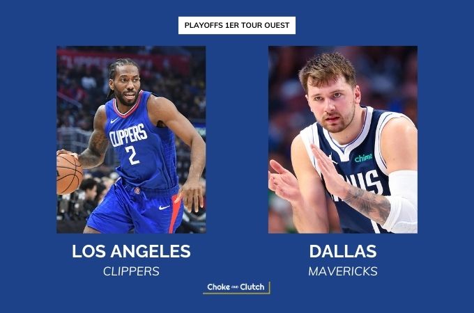 Affiche des Playoffs Los Angeles Clippers - Dallas Mavericks