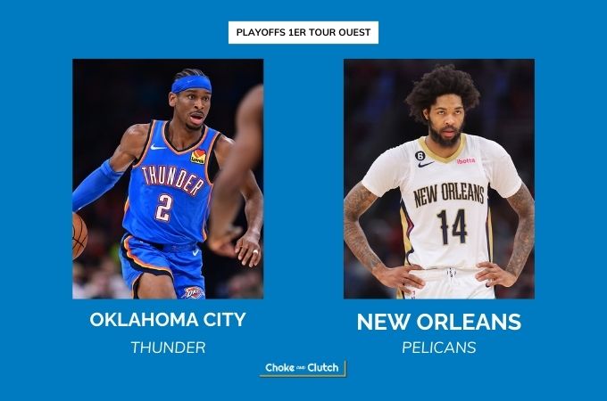 Affiche des Playoffs Oklahoma City Thunder - New Orleans Pelicans