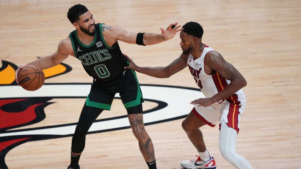 Jayson Tatum, le joueur des Celtics de Boston