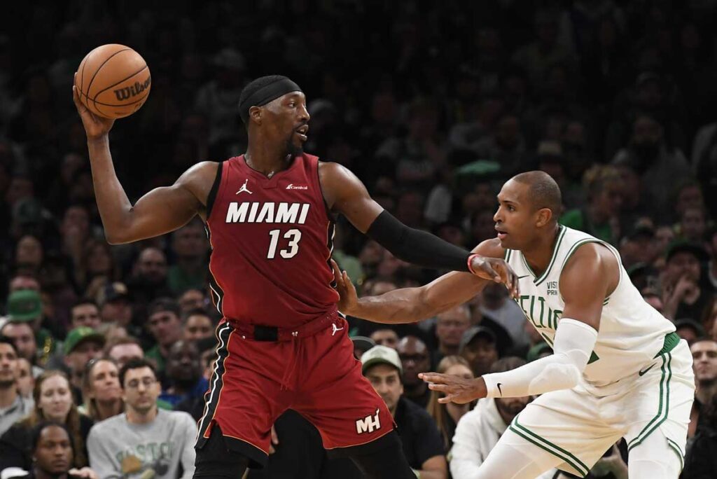 Bam Adebayo face à Al Horford