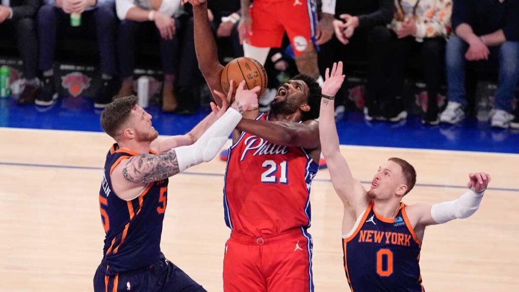 Embiid le nul se fait contrer et perd le match