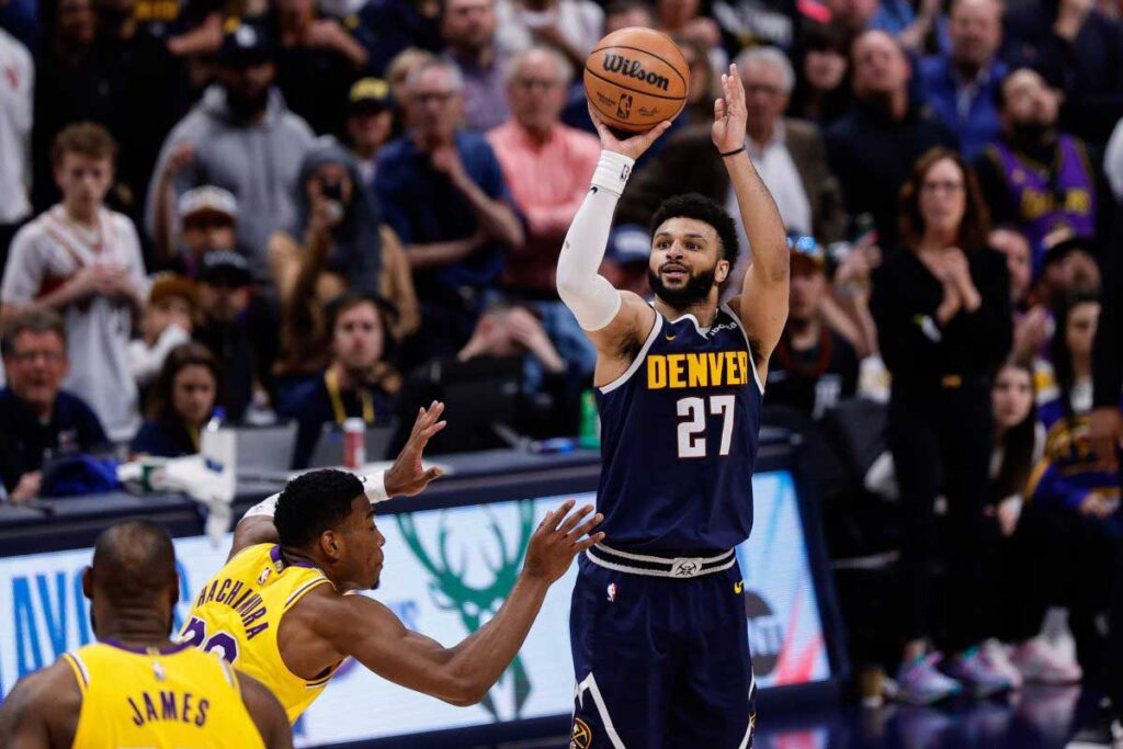 Jamal Murray qui met un game winner