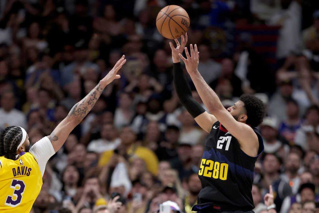 Shoot du buzzer beater de Jamal Murray contre les Lakers