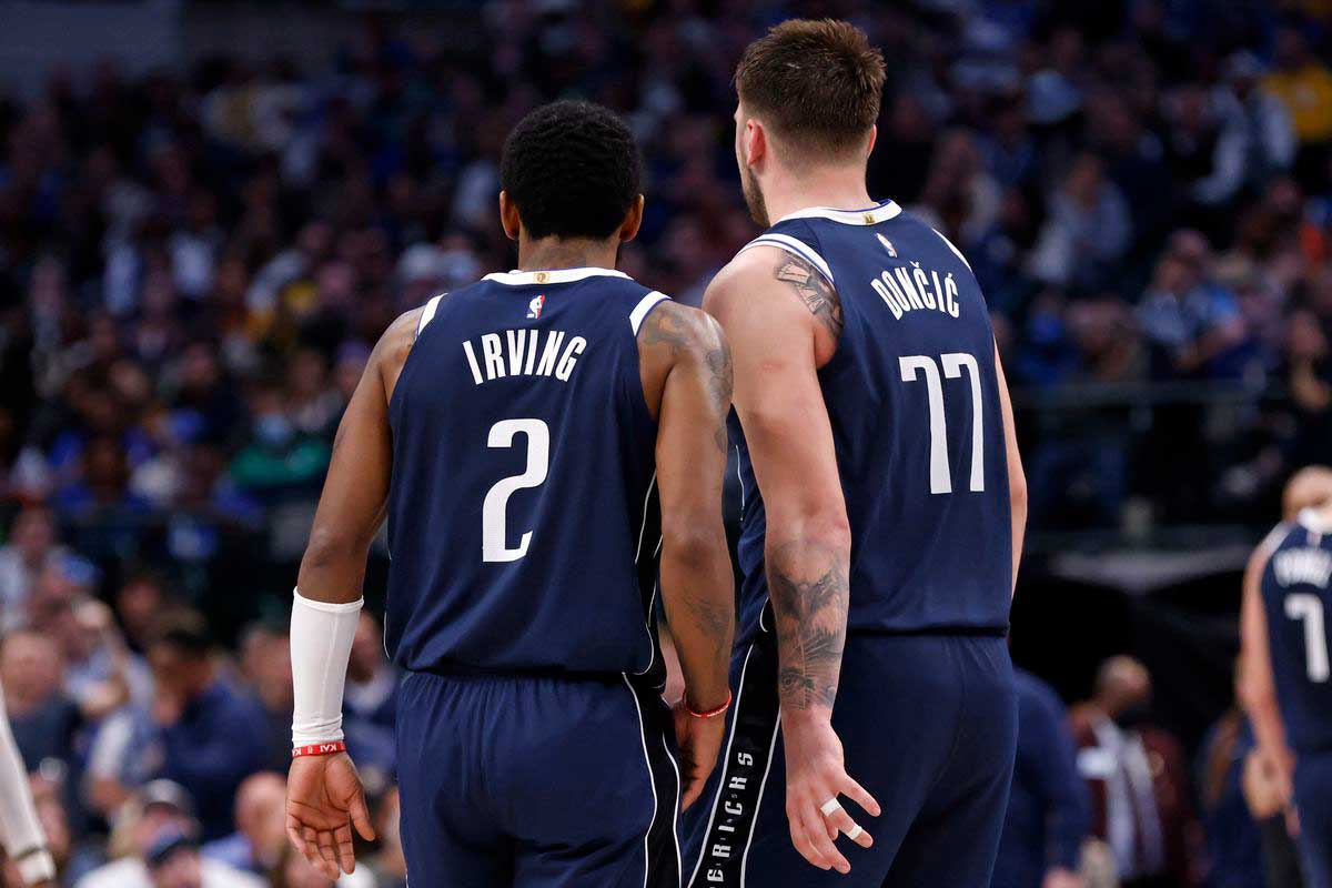 Le duo Kyrie Irving et Luka Doncic