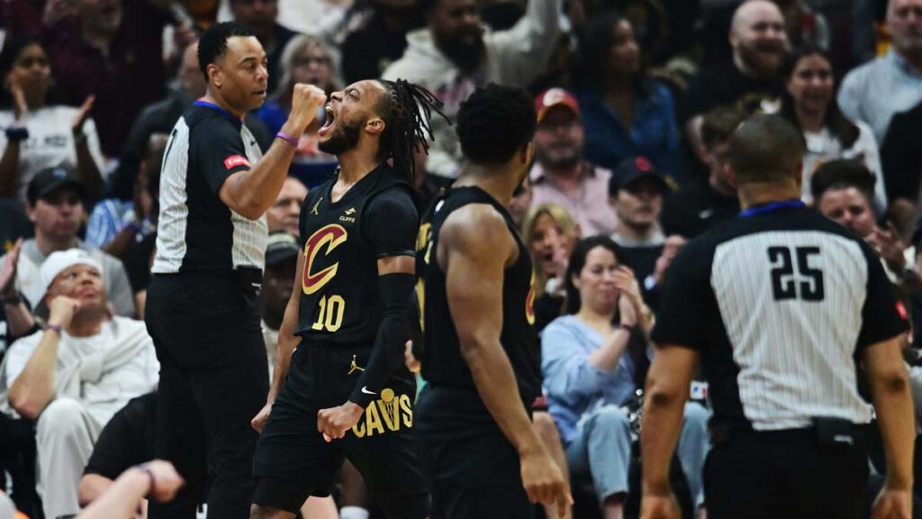 Darius Garland et Donovan Mitchell