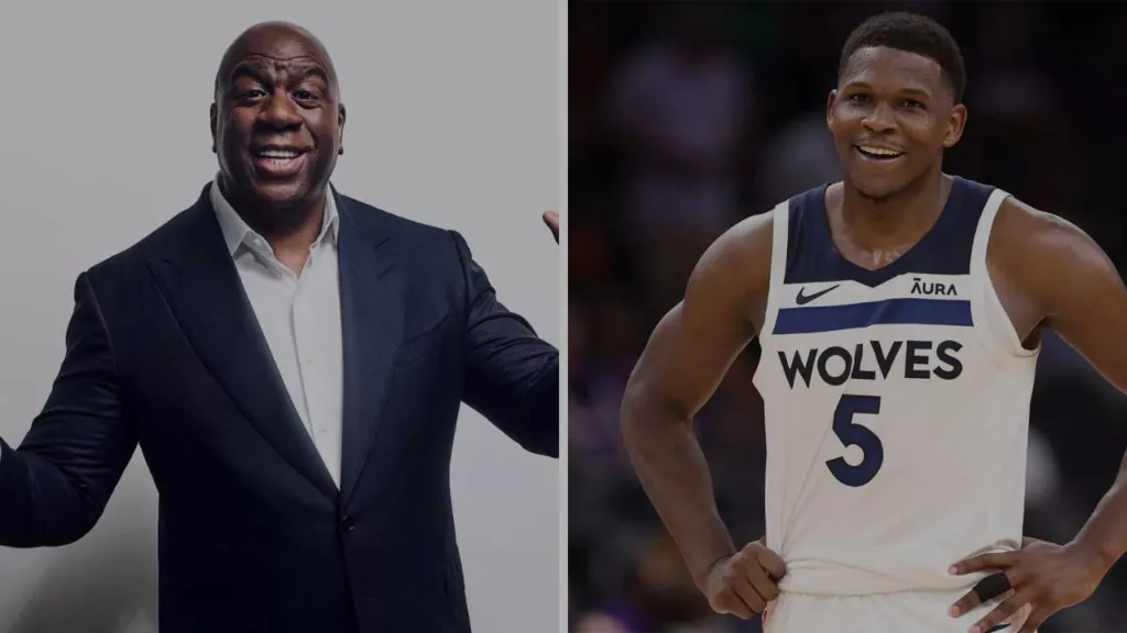 Magic Johnson répond fermement aux critiques d'Anthony Edwards