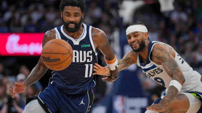 Kyrie Irving brille face aux Timberwolves