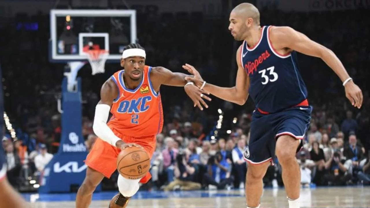 Shai Gilgeous-Alexander et Nicolas Batum