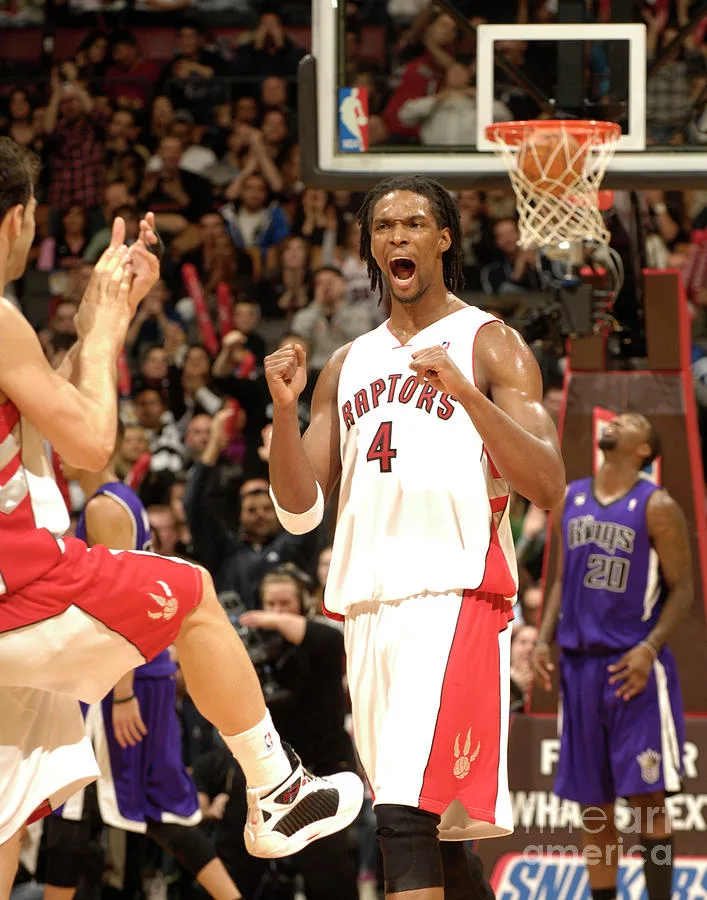 Chris Bosh avec les Toronto Raptors