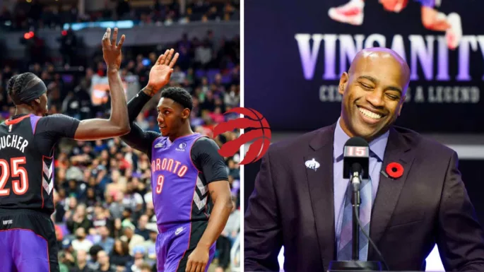 Célébration de Vince Carter réussie