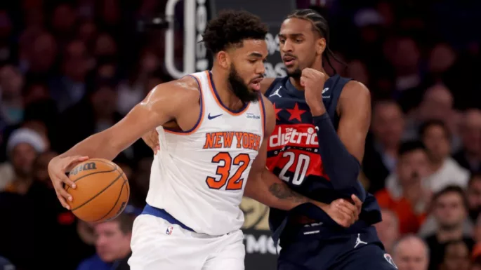 Karl Anthony Towns et Alex Sarr