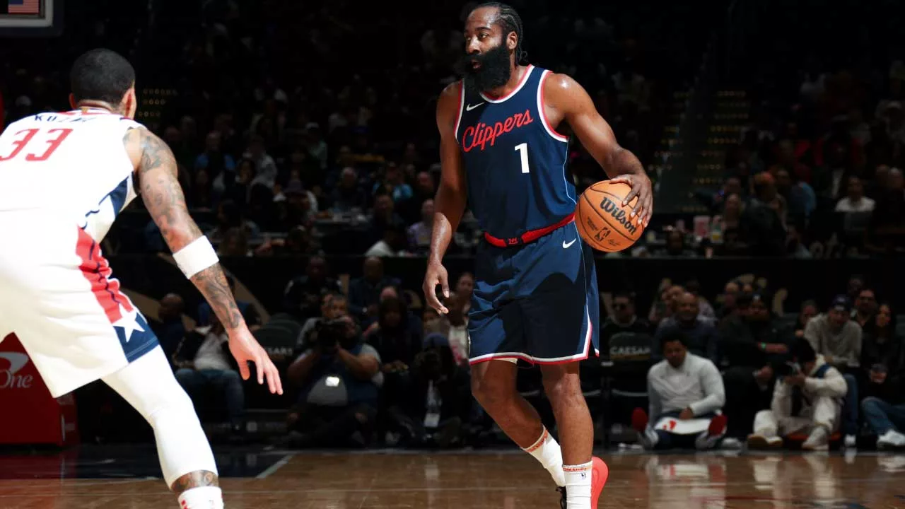 Lire la suite à propos de l’article James Harden régale : 43 points et carton des Clippers contre les Wizards