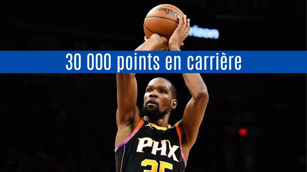 Kevin Durant a inscrit 30 000 points en carrière