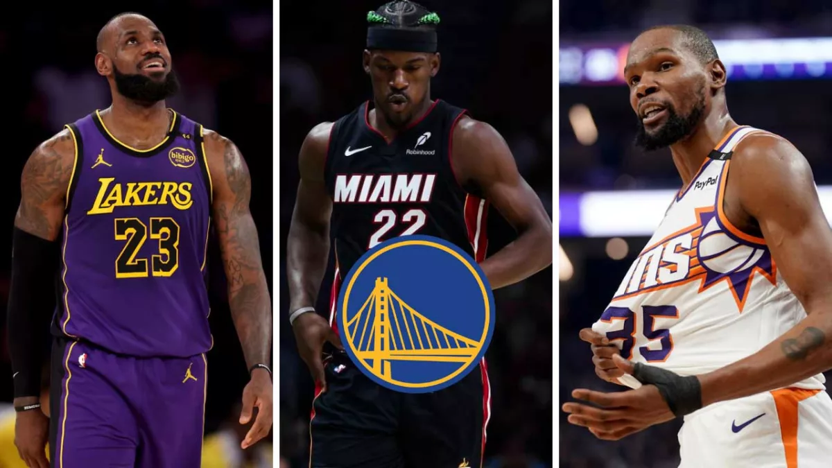 LeBron James, Jimmy Butler et Kevin Durant aux Warriors