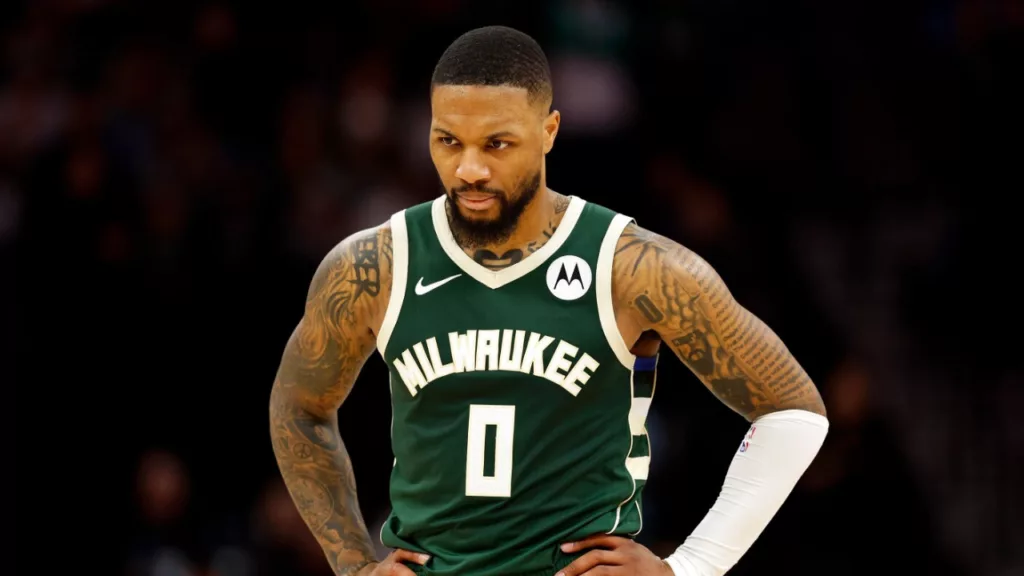 Damian Lillard out : thrombose au mollet droit