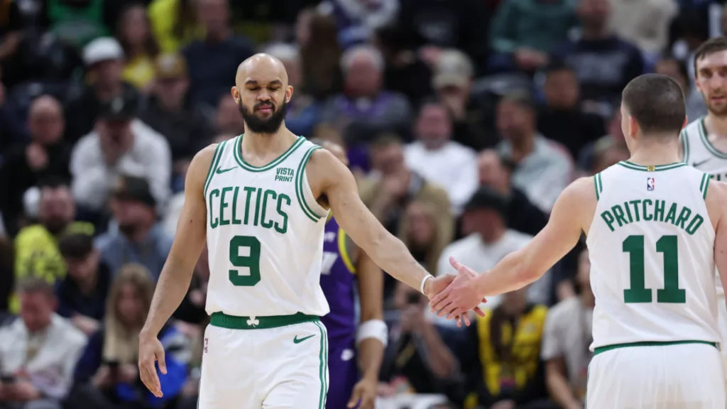 Derrick White et Payton Pritchard
