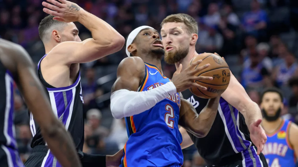Zach Lavine Shai Gilgeous Alexander et Domantas Sabonis