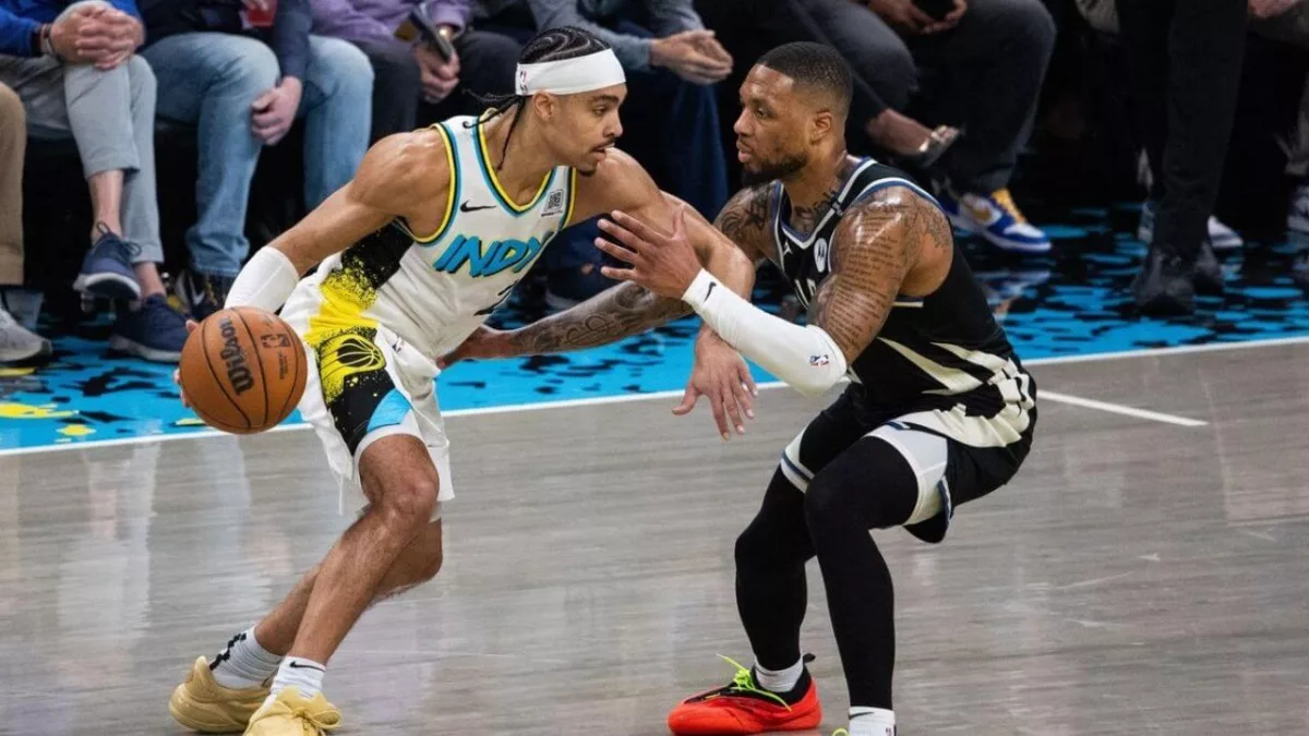 Andrew Nembhard contre Damian Lillard