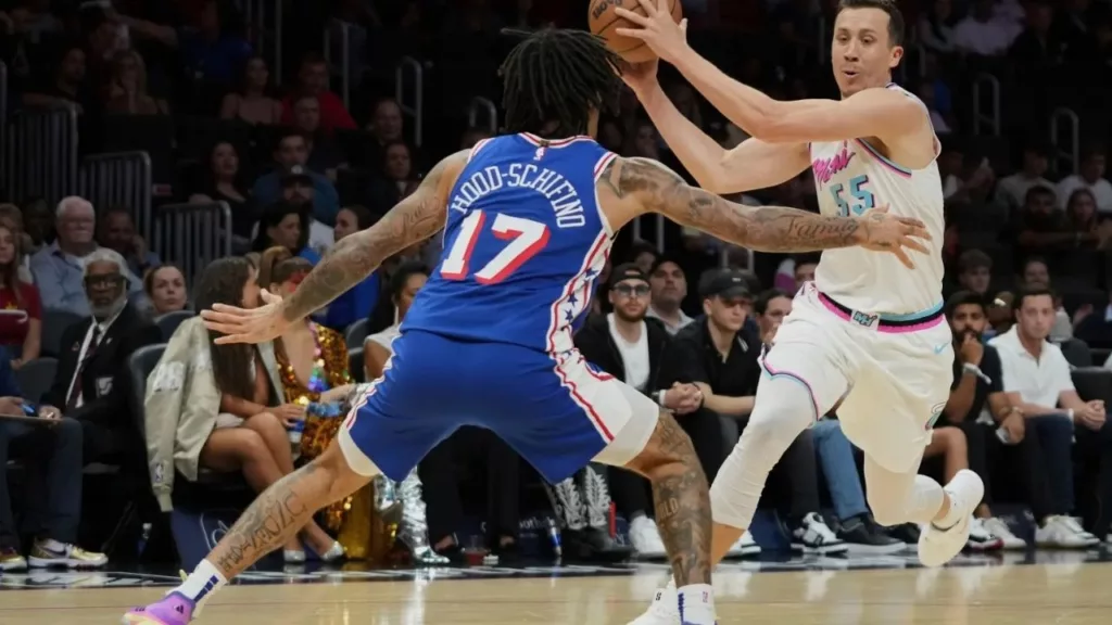 Duncan Robinson contre Jalen Hood-Schifino