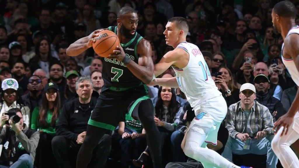 Jaylen Brown et Tyler Herro