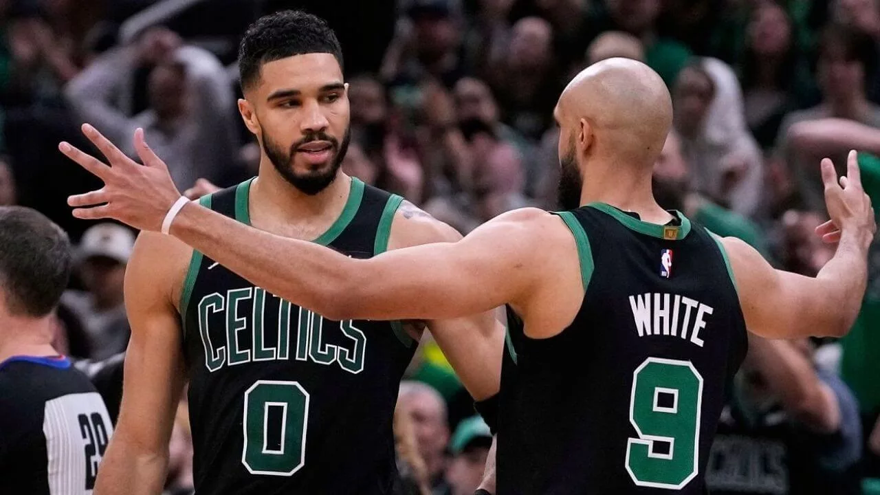 Jayson Tatum et Derrick White