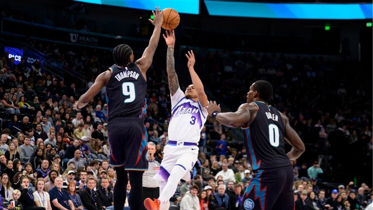 Keyonte George qui inscrit un buzzer beater