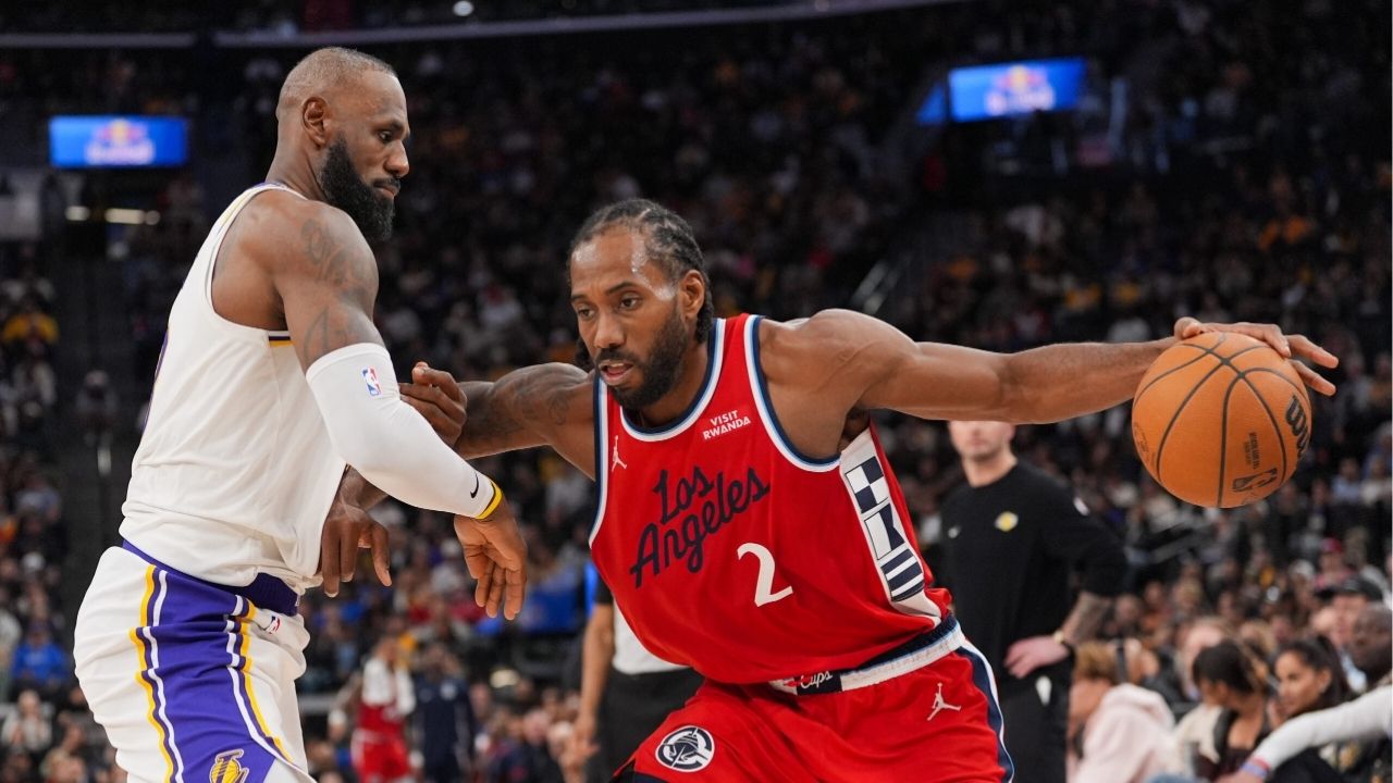 LeBron James et Kawhi Leonard