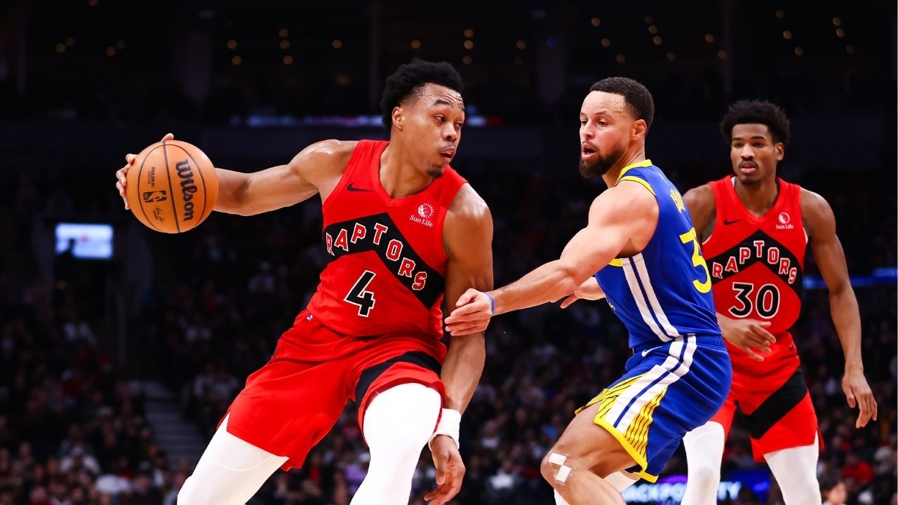 Scottie Barnes et Stephen Curry