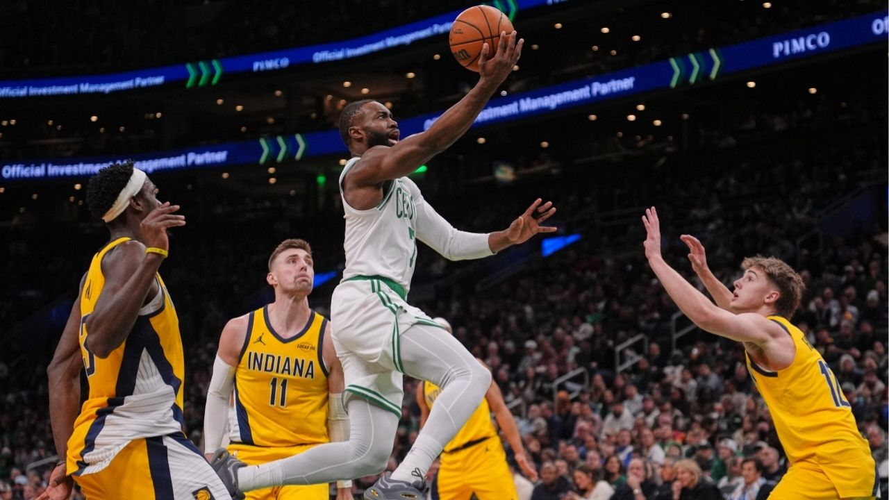 Jaylen Brown contre les Pacers