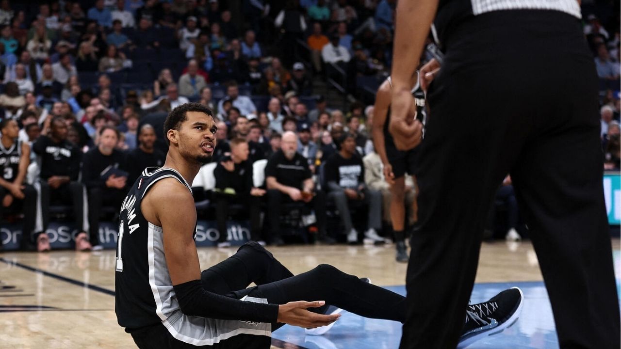 Victor Wembanyama frustré