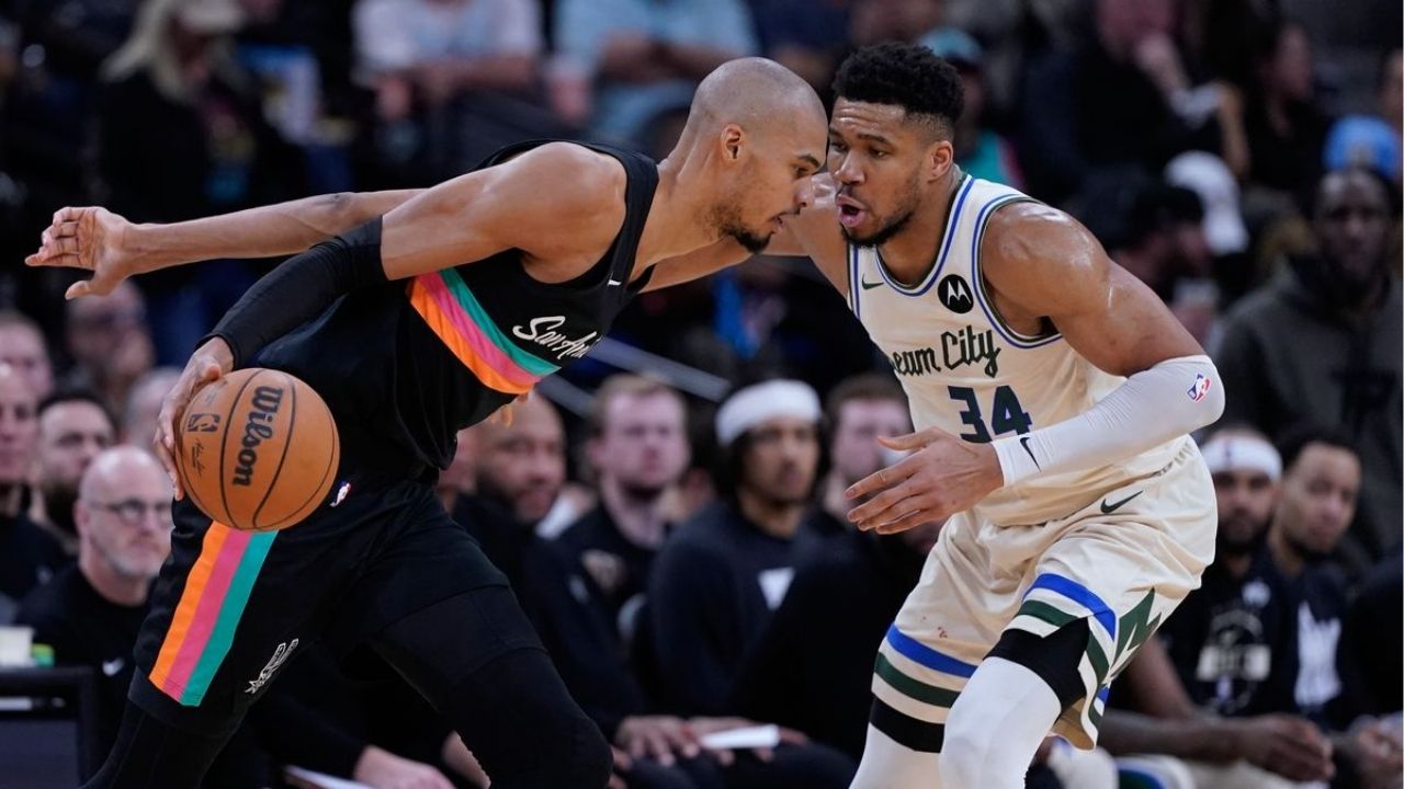 Victor Wembanyama contre Giannis Antetokounmpo