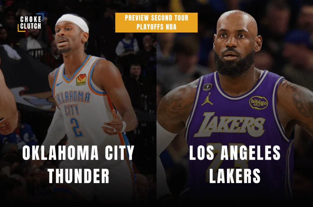 Preview Second tour des Playoffs NBA : Oklahoma City Thunder - Los Angeles Lakers