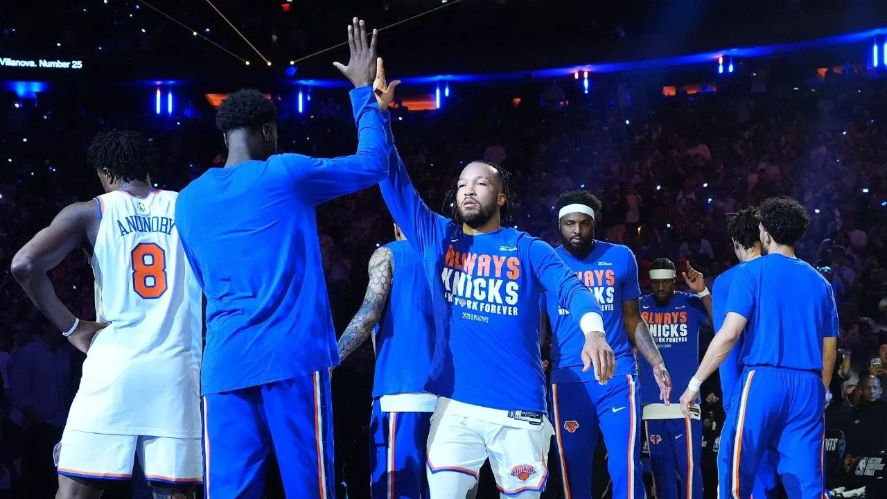 Les Knicks lors des finales de Conférence